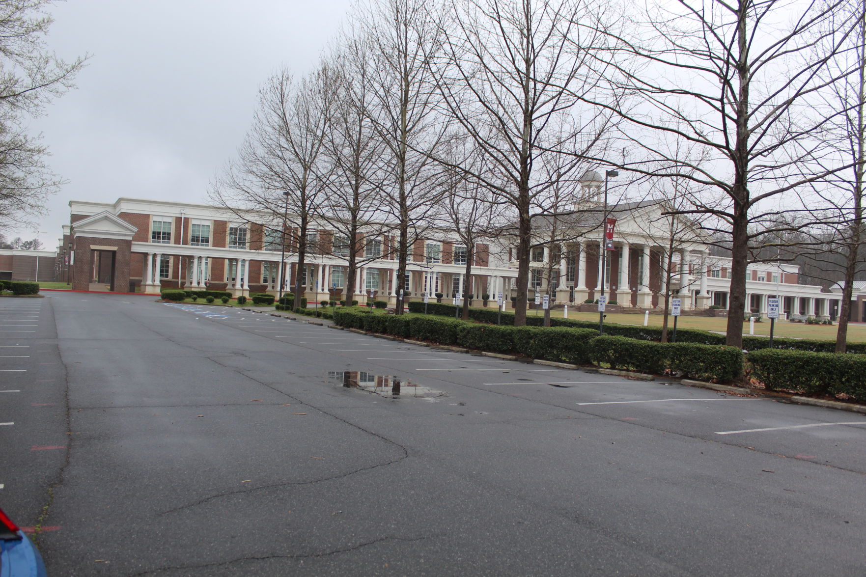 milton parking lot